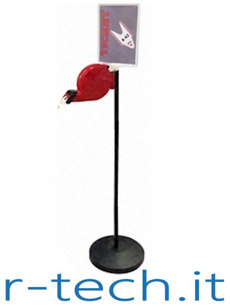 RT-10009 PIANTANA CON CARTELLO PER ELIMINACODE