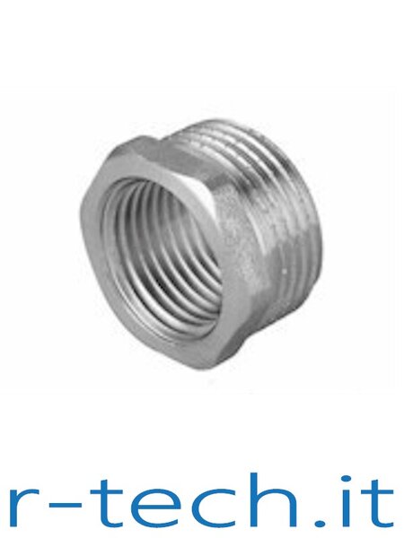 RT-2102 RIDUZIONE IN OTTONE CROMATO